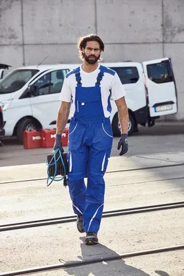 Obrázok produktu pre Jn848-Workwear Pants With Bib