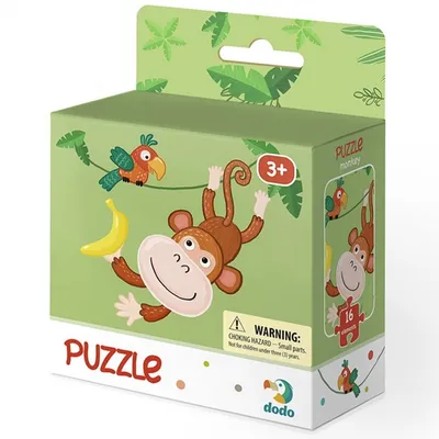 Obrázek produktu pro DODO puzzle opice 16 dílků
