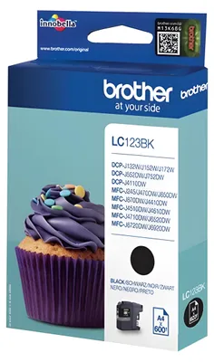 Obrázek produktu pro Brother LC123BK cartridge pro tiskárnu black