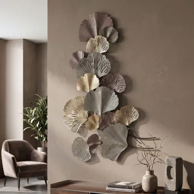 Immagine prodotto di Pannello decorativo 3d in metallo multicolore cm 76x7,6x126