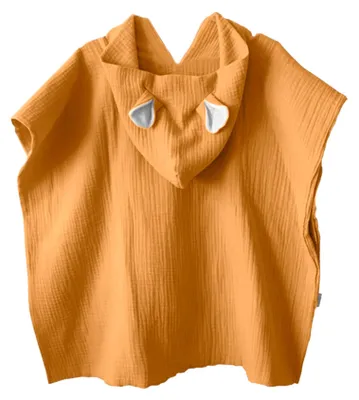 Immagine prodotto di Poncho in mussola di cotone al 100% per bambini