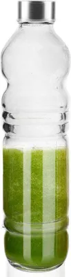 Produktbild von ORION Glasflasche TRINKFLASCHE für Wasser Saft Limonade Smoothie Cocktail 1,1l