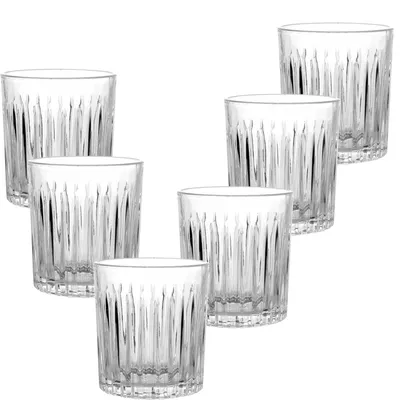 Produktbild von 6er Set Whiskygläser TULIA, 300 ml, hochwertiges Glas, Spülmaschinenfest
