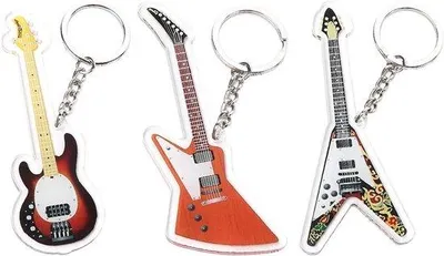 Immagine prodotto di Lucentezza verde - Fermaglio acrilico per chitarra, fermaglio per strumenti musicali, regalo, design alla moda