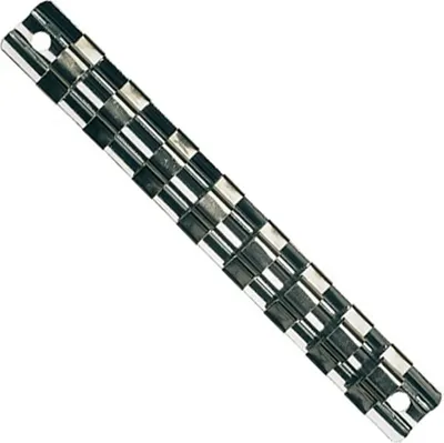 Produktbild von Aufsteckschiene Klemmleiste Nusshalter Aufsteckleiste m. 8 Clips f. Nüsse 3/8"