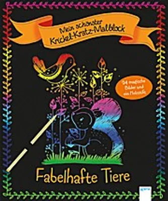 Obrázok produktu pre Mein schönster Krickel-Kratz-Malblock. Tiere