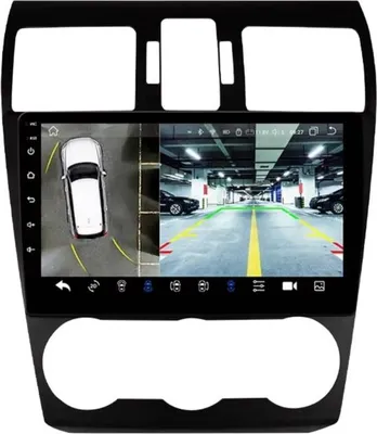 Zdjęcie produktu dla Radio samochodowe z Bluetooth i kamerą (CarPlay) – do Subaru Forester Mk4, Impreza, XV, Crosstrek (2012–2015) – kompatybilne z Apple i Android – system stereo – nawigacja – samochodowy system nawigacyjny