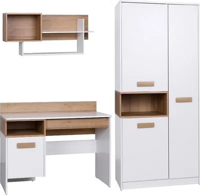 Produktbild von Marmex Grant SET I - Schreibtisch, Wandregal, Kleiderschrank