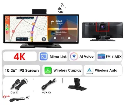 Produktbild von Auto DVR, Wireless Carplay, 10,26" Bildschirm, Nur Frontkamera, Keine-a