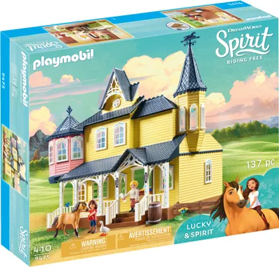 Produktbild von PLAYMOBIL Spirit 9475 Luckys glückliches Zuhause