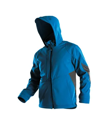 Productafbeelding van DASSY Softshell jas GRAVITY, maat L, blauw/anthraciet
