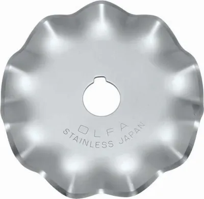 Produktbild von Olfa Ersatzklinge 45mm Wellenschnitt
