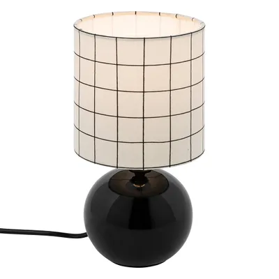 Produktbild von Eazy Living Tischlampe Anna Weiß - Schwarz