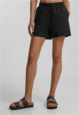 Obrázek produktu pro Dámské kraťasy Urban Classics Ladies Seersucker Shorts black - 3XL