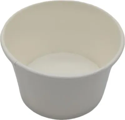 Produktbild von 50 Eisbecher 237 ml (8 oz) – Ø 92 x 54 mm, weiß Frozen-Yogurt- / Dessertbecher
