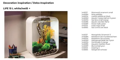 Productafbeelding van biOrb 46054 Set van kiezelstenen, zwart - Marmerkiezelstenen, decoratie voor aquaria, vormgeving
