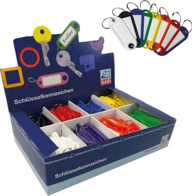 Produktbild von BASI - Schlüsselanhänger - Standard mit Ring - 1 VE = 200 Stück