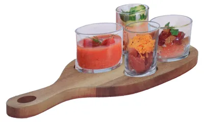 Produktbild von Excellent Houseware Servierbrett - Akazie - 30x17cm