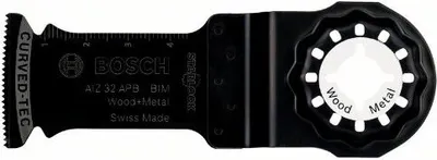 Immagine prodotto di Lama per taglio a tuffo BIM Bosch AIZ 32 APB Starlock, legno e metallo, 50 x 32 mm 2609256945