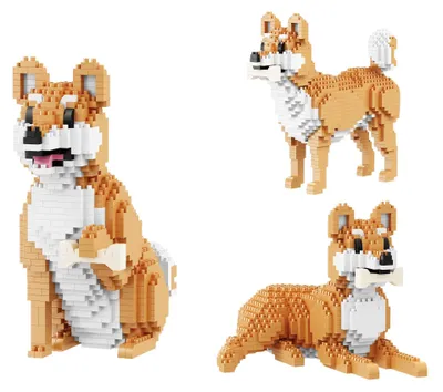 Produktbild von B-16633 - 3in1 Shiba Inu (Balody)