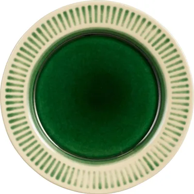 Obrázek produktu pro Mica Decorations Elice talíř - Ø27 cm - Keramika - Zelená