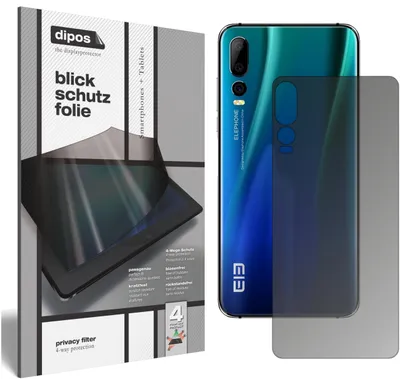 Produktbild von Schutzfolie für Elephone A5 Rückseite Blickschutzfolie matt Folie Display Schutz