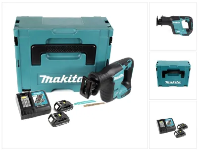 Immagine prodotto di Sega circolare a batteria Makita DJR 188 RYJ 18 V brushless in Makpac + 2x batteria 1,5 Ah + caricabatterie