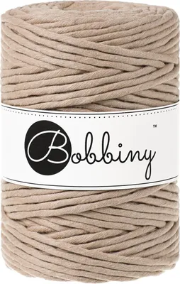 Zdjęcie produktu dla Bobbiny Macrame Cord 5 mm 100 m Sand Sznurek