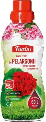Obrázek produktu pro FRUCTUS hnojivo pro muškáty a další balkónové květiny 0,5 l