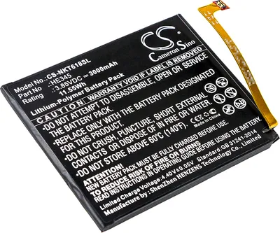 Immagine prodotto di TECHTEK Batteria compatibile con [Nokia] 6 2018, 6 2nd, Nokia 6 2nd sostituisce HE345, per HE353