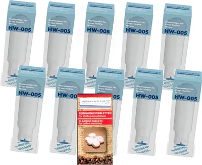 Obrázek produktu pro 10 x vodní filtr HW-005 filtrační vložka pro kávovar Melitta + 10 záložek Novinka