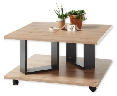 Immagine prodotto di Tavolino Zera Artisan in rovere grigio Tavolino da salotto Tavolino da soggiorno