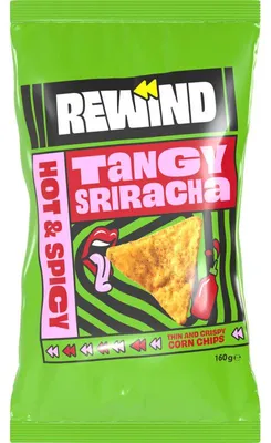 Zdjęcie produktu dla Rewind Tangy Sriracha Hot & Spicy Sauce, 160g – Pikantny, ostry sos