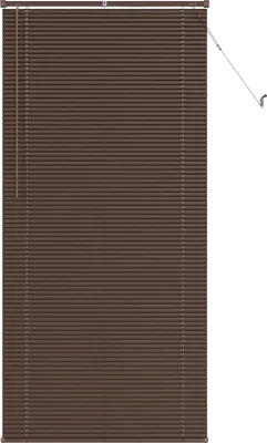 Produktbild von vidaXL Jalousie Dunkelbraun mit Muster 213 x 90 cm 25 mm PVC