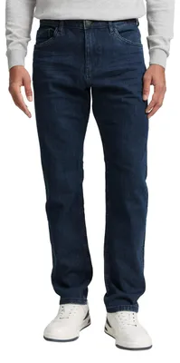 Immagine prodotto di TOM TAILOR, jeans da uomo modello Josh, vestibilità regular slim, con stretch, articolo 1042684, colore blu "Rins"
