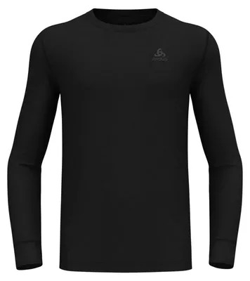 Produktbild von ODLO BL TOP crew neck l/s MERINO 200 SCHWARZ M