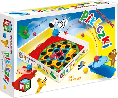 Obrázok produktu pre Gra Zręcznościowa Wystrzałowe Piłeczki Multigra dla Dzieci 1-4 Graczy