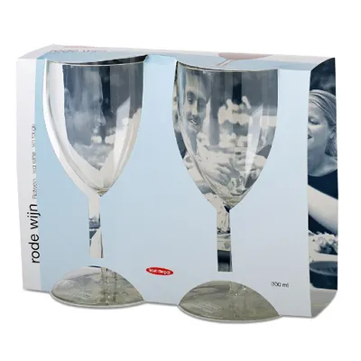 Obrázok produktu pre Rosti Mepal 106077053100, pohár na červené víno, štandardný pohár, Styrén-akrylonitrilový (SAN), Priehľadná, Vymazať, 300 ml