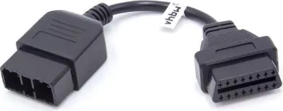 Produktbild von vhbw OBD Adapter 9Pin-OBD1 auf OBD2 kompatibel mit Subaru Auto, KFZ - 20 cm