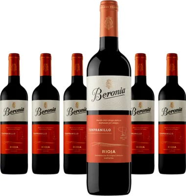 Produktbild von 6 x Beronia Tempranillo Joven Rioja