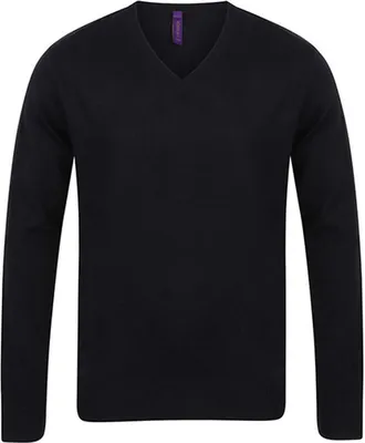 Immagine prodotto di Henbury H720 | Maglia leggera con collo a V - Colore: Nero - Taglia: XL
