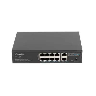 Produktbild von Lanberg Switch PoE+ Rack 10 /19 RSFE-8P-2GE-120