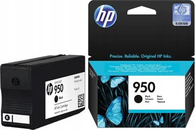 Produktbild von HP 950 Schwarz Original Druckerpatrone, Standardertrag, Schwarz, Tinte auf Pigmentbasis, 1000 ml, 1 Stück(e), 1000 Seiten