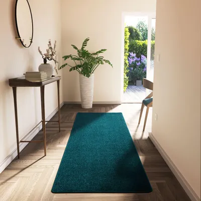 Produktbild von Steffensmeier Cambridge Young Läufer | Modern für Flur und Wohnzimmer | Türkis,80x200 cm