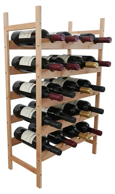 Weinregal Bambus 20 Flaschen 73x45x23,5 cm Natur