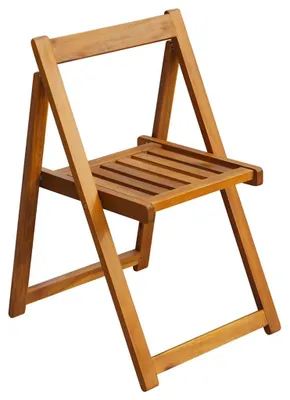 Produktbild von vidaXL Klappstühle, 2 Stück, aus massivem Akazienholz