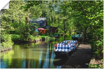 Produktbild von ARTland Poster Kahn im Spreewald in Lehde Größe: 60x40 cm