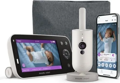 Image de Écoute-bébé vidéo PHILIPS AVENT Premium connecté SCD971/26