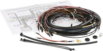 Image de Kit de harnais S51C Confort, avec schéma de circuit