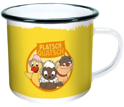 Zdjęcie produktu dla Trötsch: Kubek emaliowany "Sandmännchen".
Platschquatsch: Kubek emaliowany "Pitti"